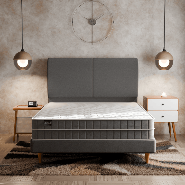 Vivienne Bed Frame (Water Repellent) + Dreamer 10" Spring Mattress