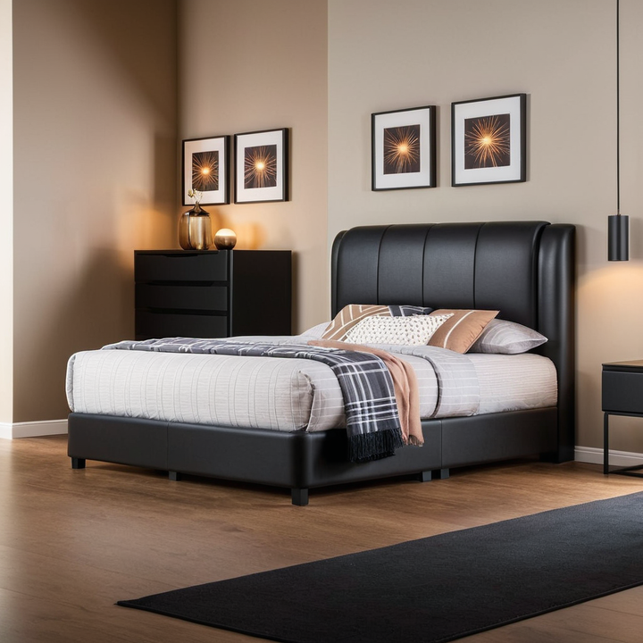 Baby SV Faux Leather Bed Frame