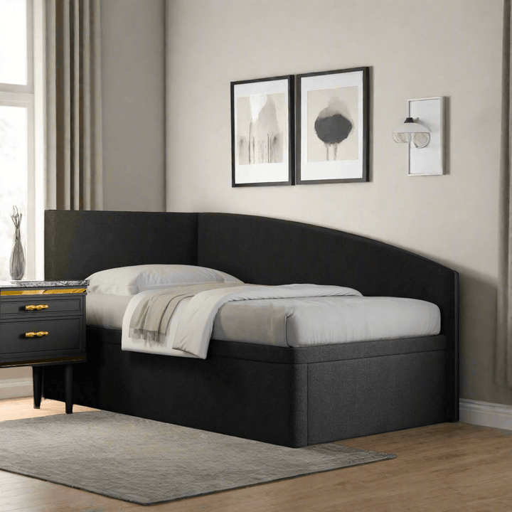 Gales Fabric Side Storage Daybed