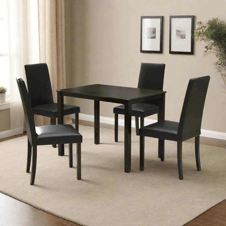 Ruelle II Wooden Dining Set (1+4)