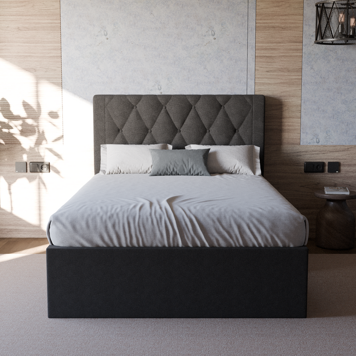 Hansen Fabric Drawer Bed Frame (Pet Friendly)