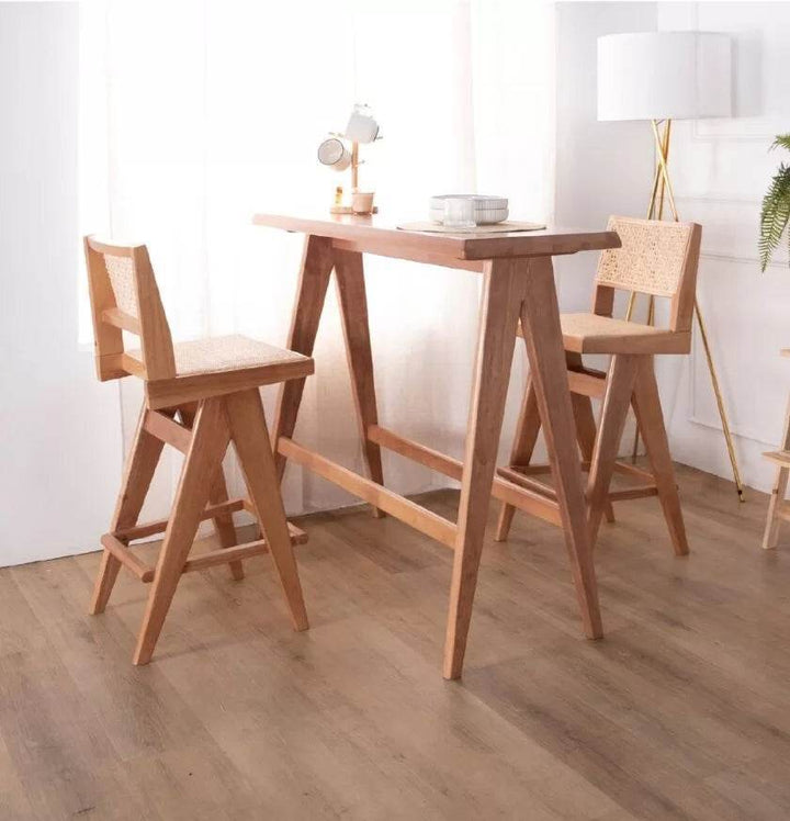 Delora Wooden Bar Table