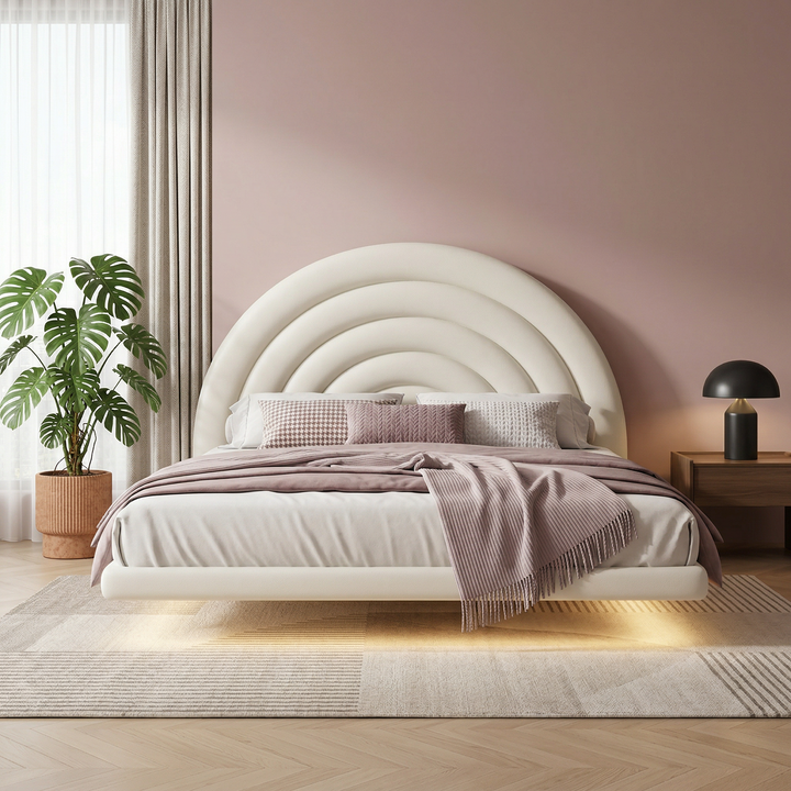 Calvyn Leather Bed Frame