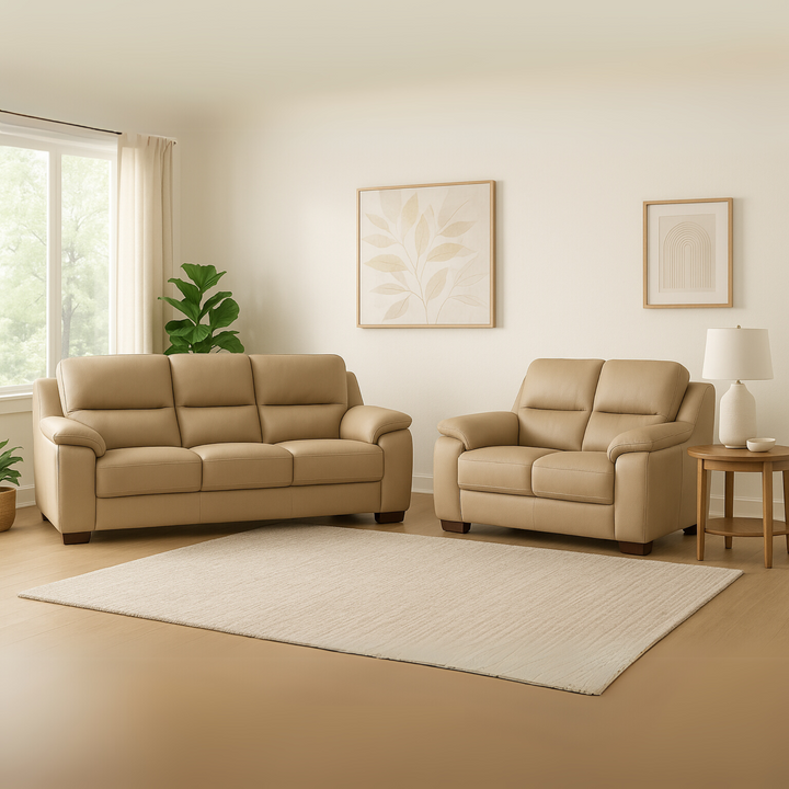 Wilton Faux Leather Sofa