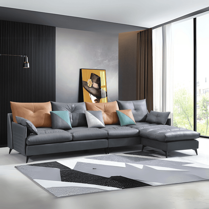 Cesare Leathaire Sofa