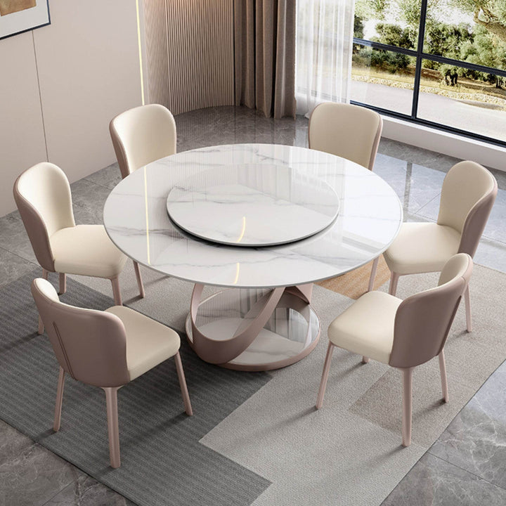 Axton Sintered Stone Round Dining Table