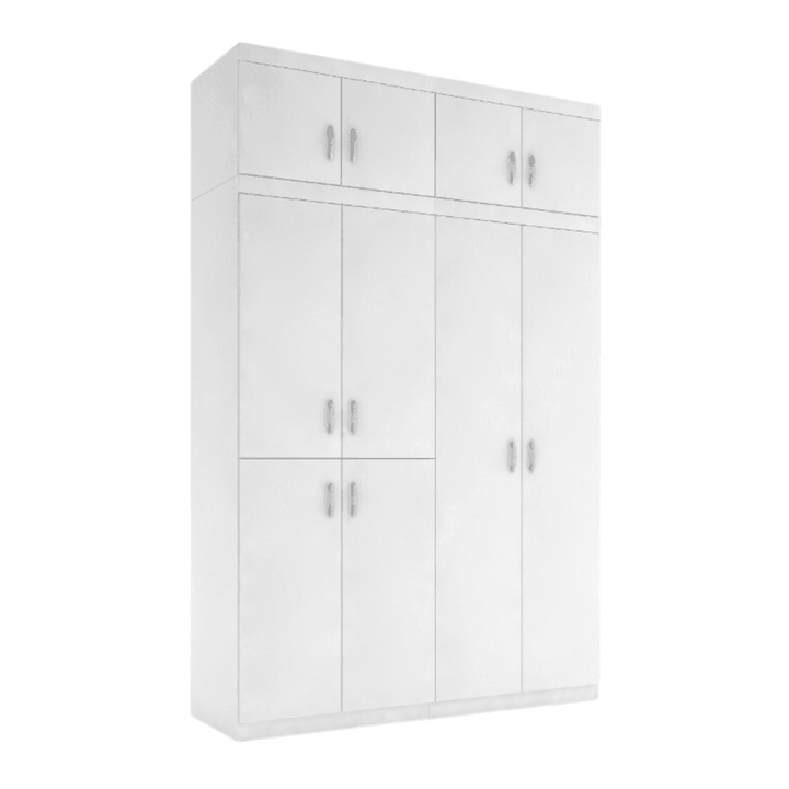 Myrton 10 Door Wardrobe in White
