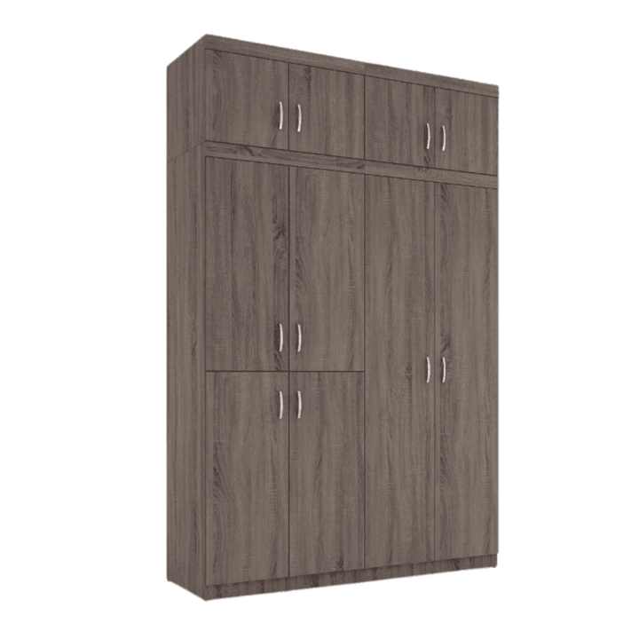 Myrton 10 Door Wardrobe in Cappuccino