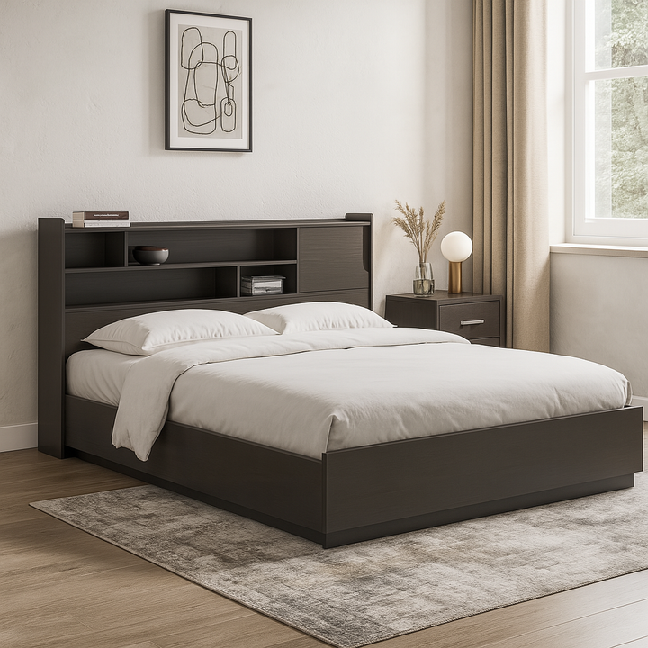 Garnette Wooden Bed (Queen)