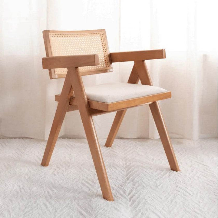 Delora Rattan Dining Chair with Cushion