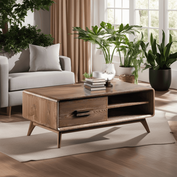 Vela Wooden Coffee Table (110cm)