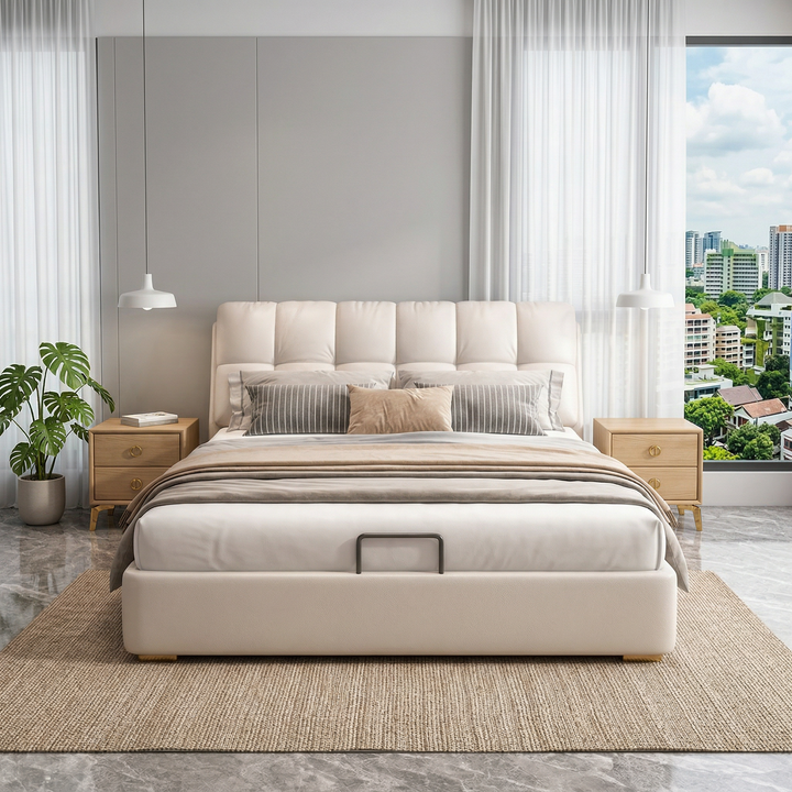 Eronel Leather Bed Frame