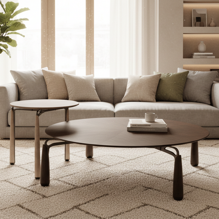 Crestius Wooden Nesting Coffee Table
