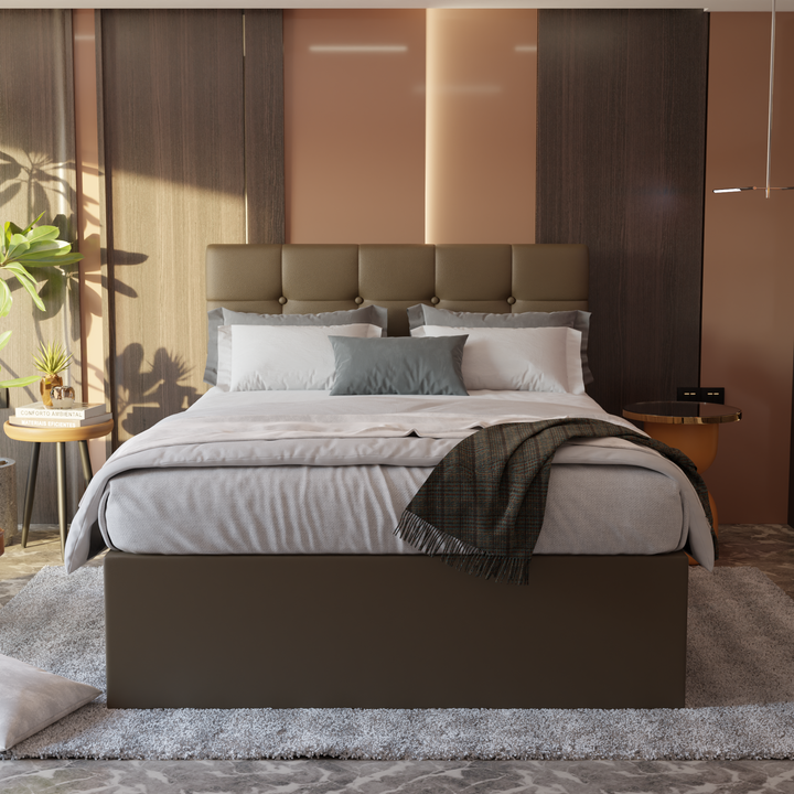 Ellie Faux Leather Drawer Bed Frame
