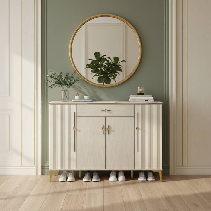 Dulvie 4 Door Shoe Cabinet (140cm)