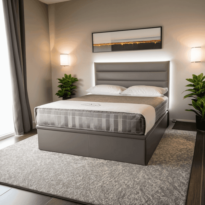 Isabelle Faux Leather Storage Bed