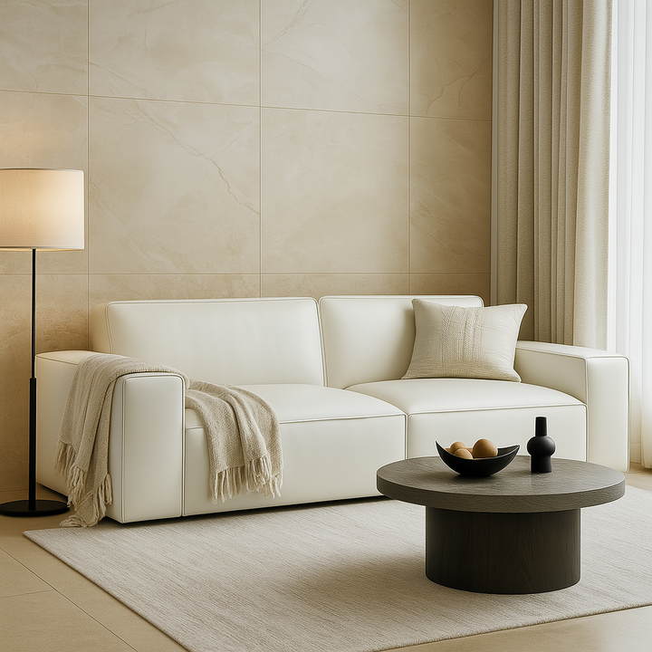 Giacomo Premium Leather 3 Seater Sofa