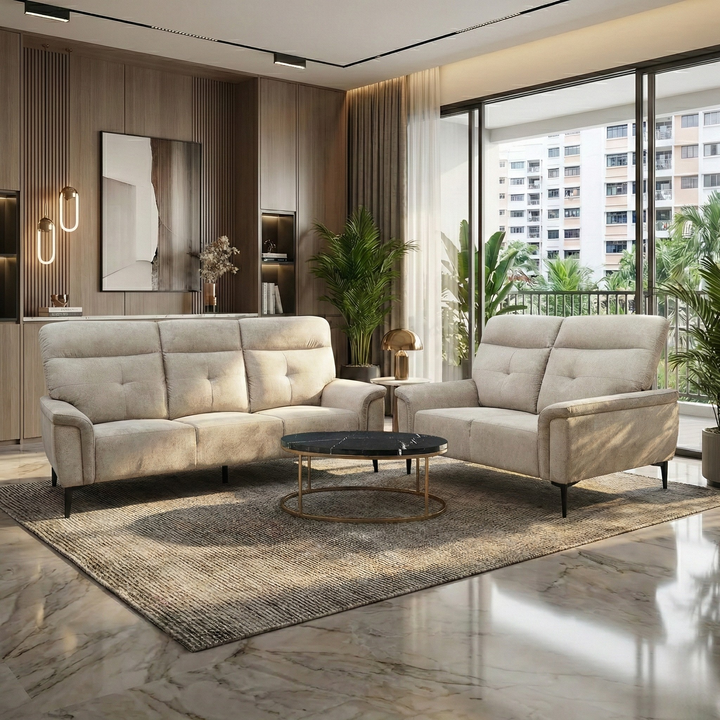 Jodie Fabric Sofa by Esteller (Pet Friendly & Easy Clean)