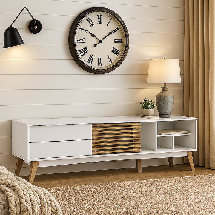Xandra White TV Console (180cm)