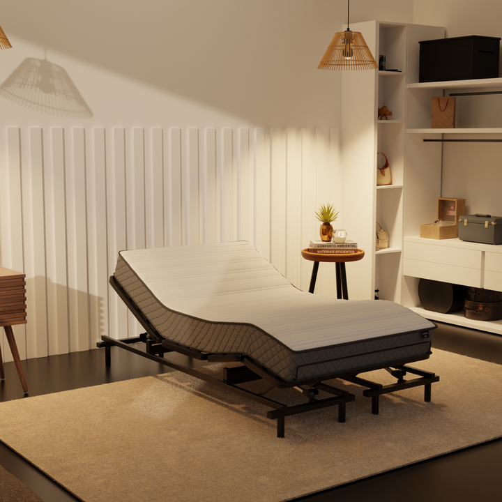 Somnuz® Restro Adjustable Base + Somnuz® Aire Mattress