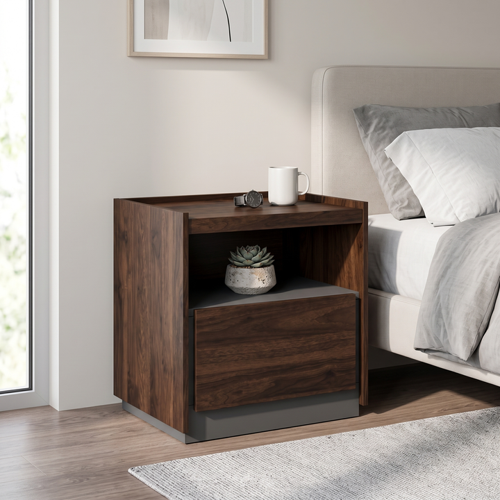 Scout Wooden Bedside Table (50cm)