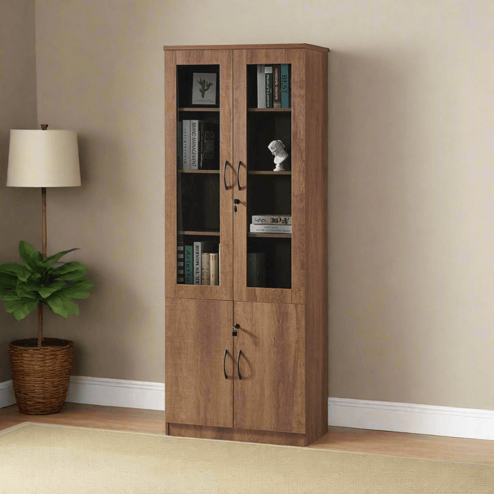 Tindra VII Wooden Bookshelf / Display Cabinet