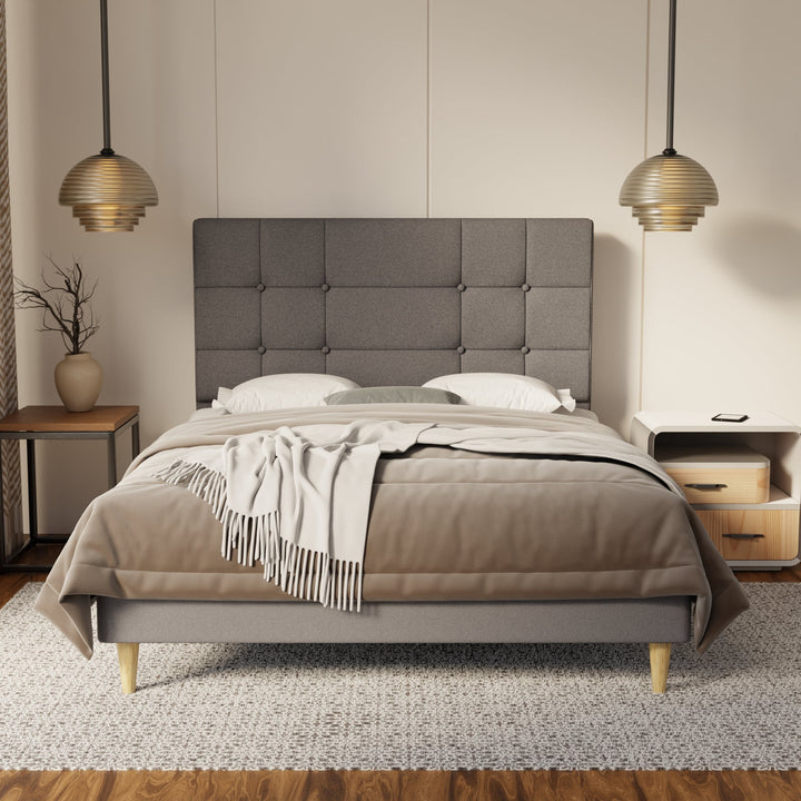 Elara Fabric Bed Frame (Water Repellent & Pet friendly) By Esteller