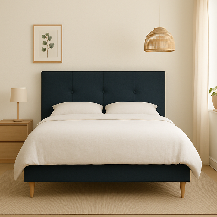Azure Fabric Bed Frame (Water Repellent)