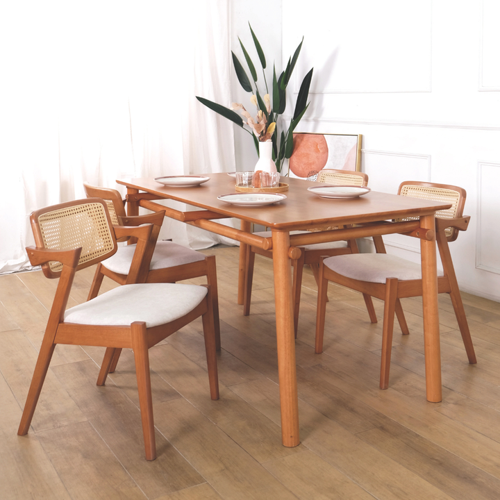 Rica Wooden Dining Table (160cm)