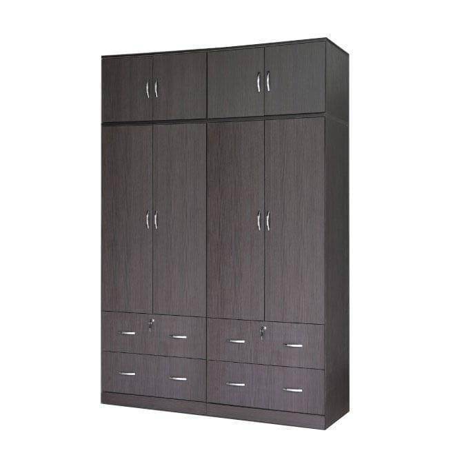 Dennie 5ft Walnut Open Door Wardrobe