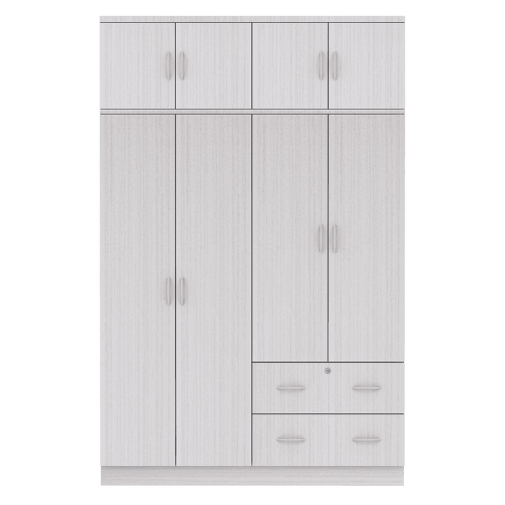 Bourne White Wash 5ft Open Door Wardrobe