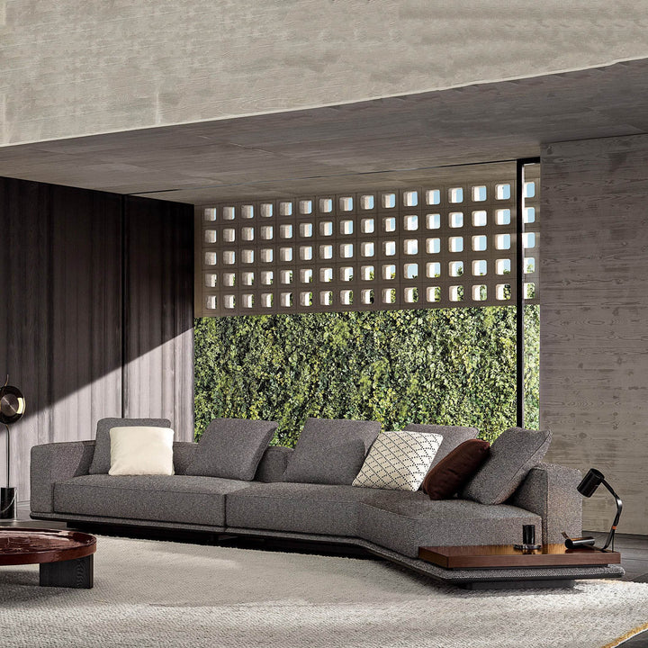 Minti Italian Fabric Sectional Sofa