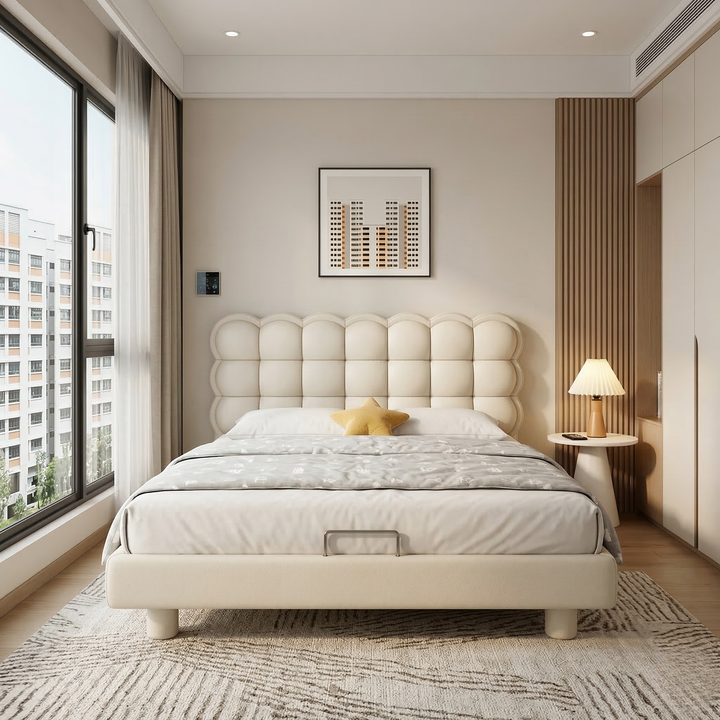Zenelle Leather Bed Frame