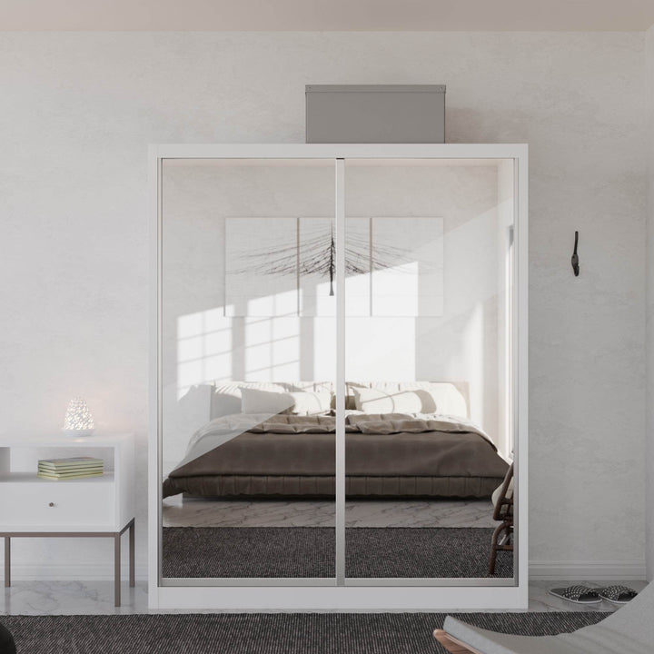 Amity Modular Wardrobe A03 (Clear Mirror)