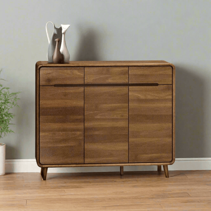 Danis 3 Door Wooden Shoe Cabinet (120cm)