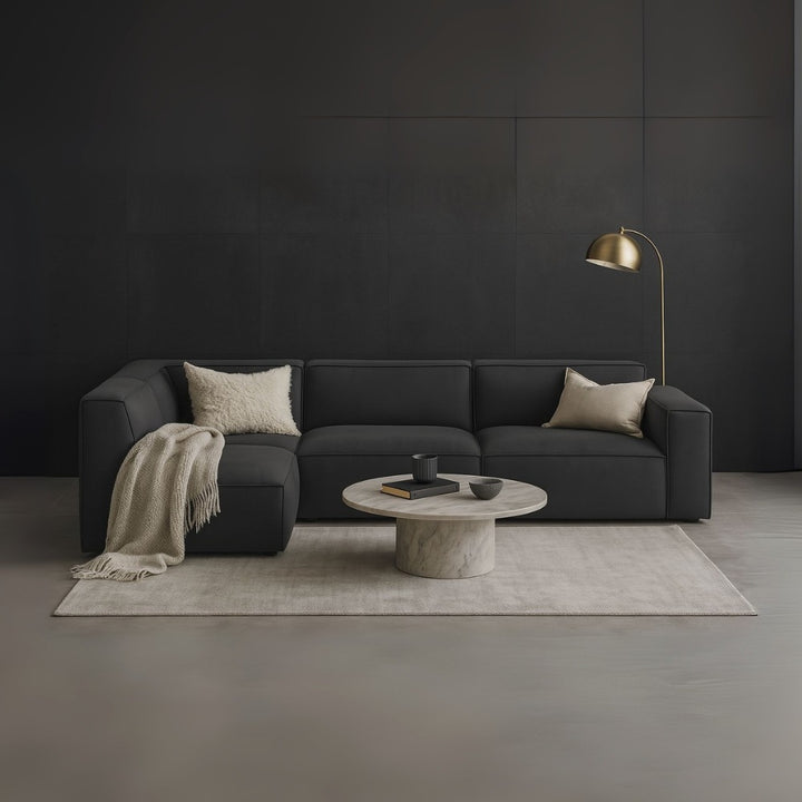 Giacomo Fabric 4 Seater Corner Sofa (Pet Friendly)