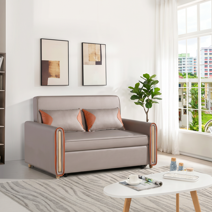 Celora Faux Leather Sofa Bed