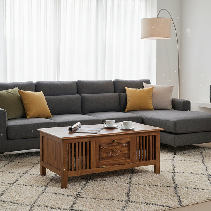 Alston Teak Wood Coffee Table
