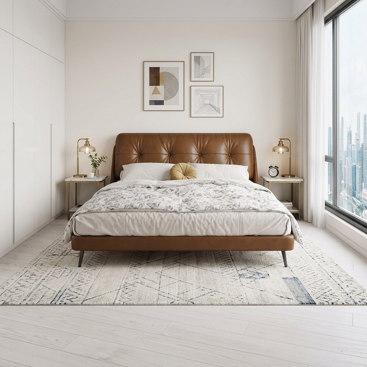 Lucerne Leather Bed Frame