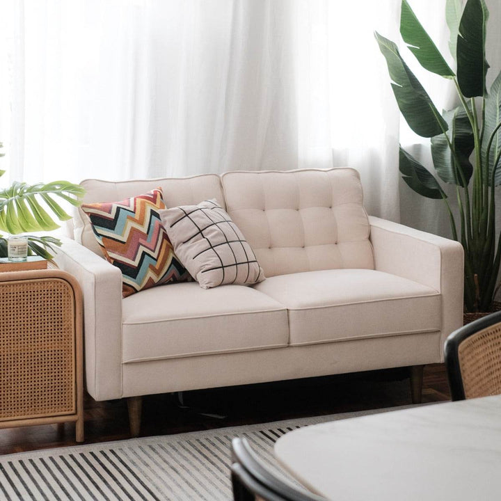Cassie Belgium Fabric Sofa (Water Repellent)