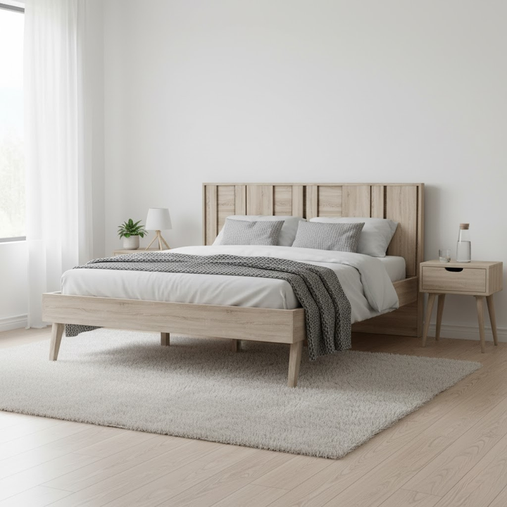 Yeira Wooden Bed Frame (Queen)