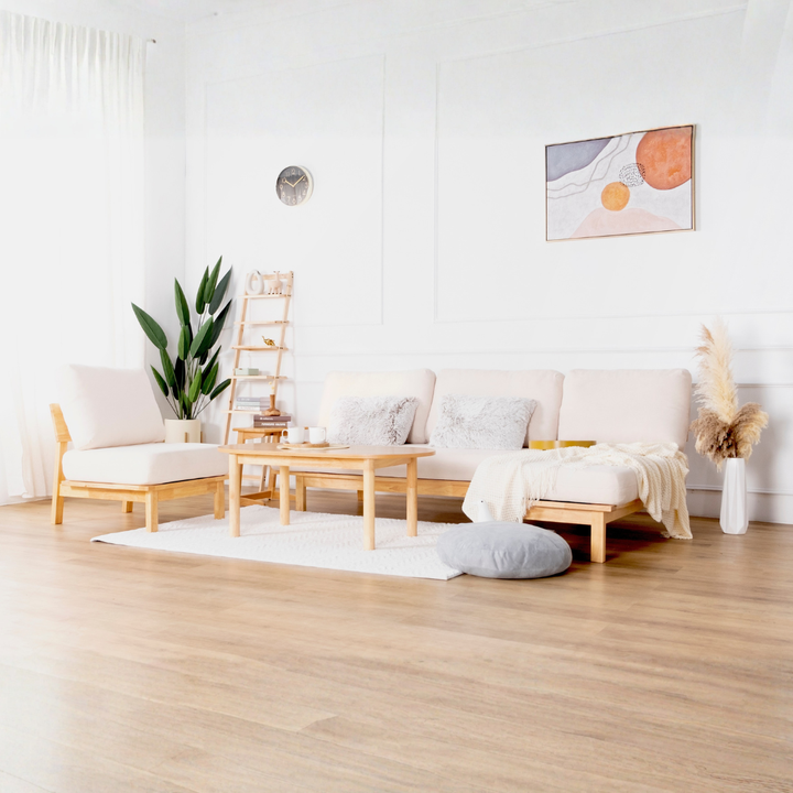Holly Fabric Wooden Frame Sofa (Water Repellent)