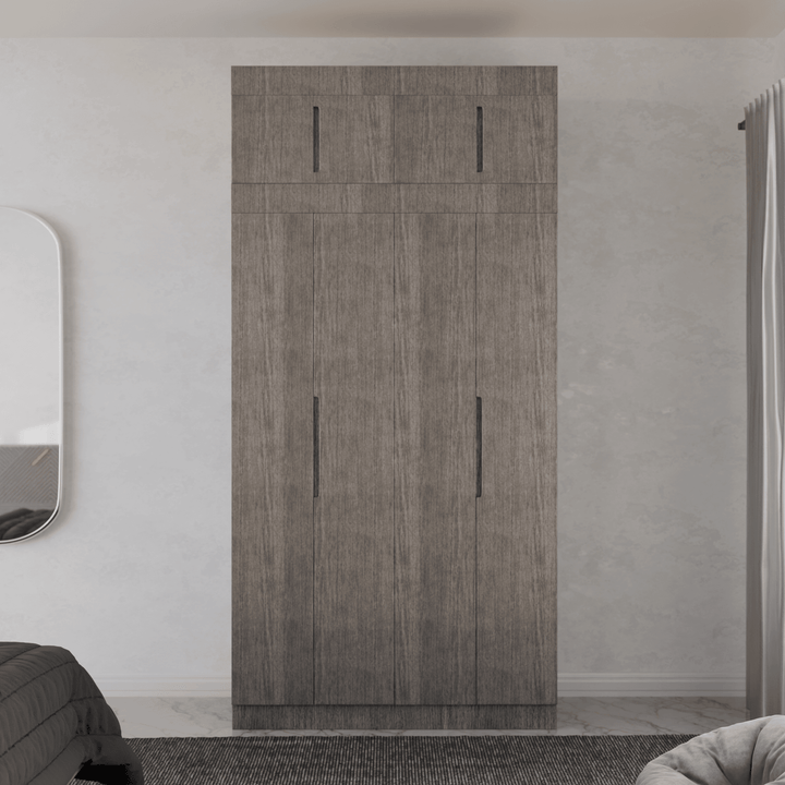 Harris 4 Door Open Wardrobe with Top