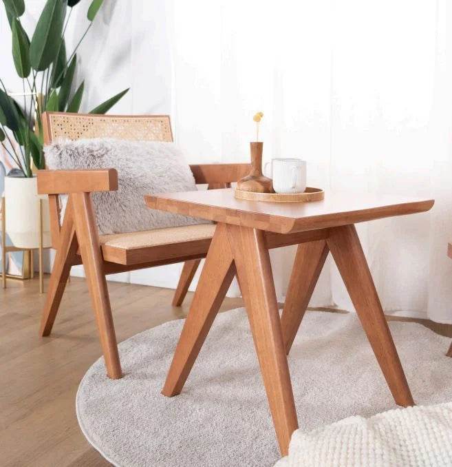 Delora Wooden Side Table