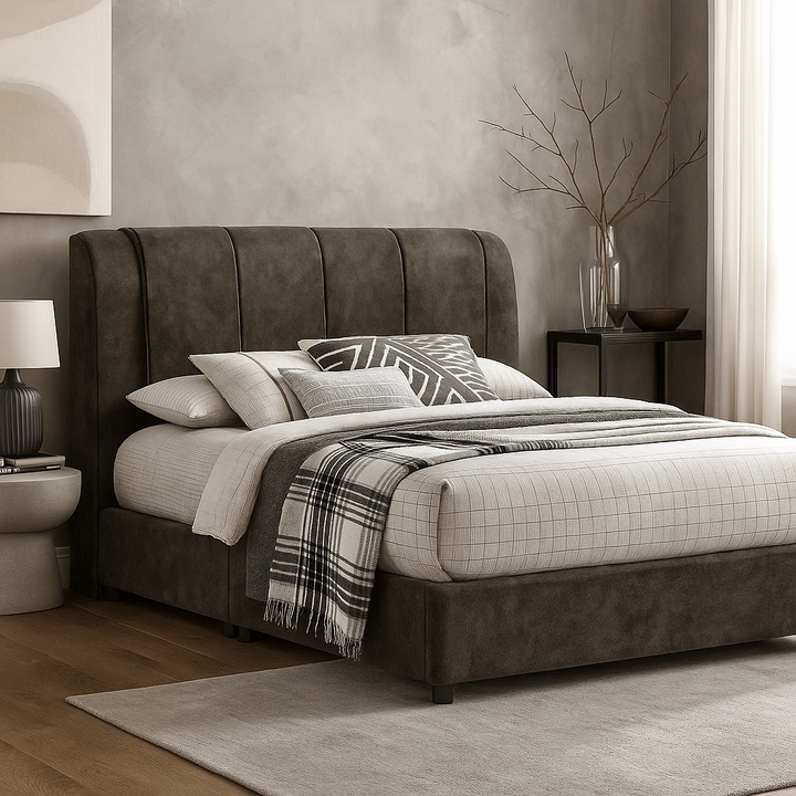 Baby SV Velvet Fabric Bed Frame