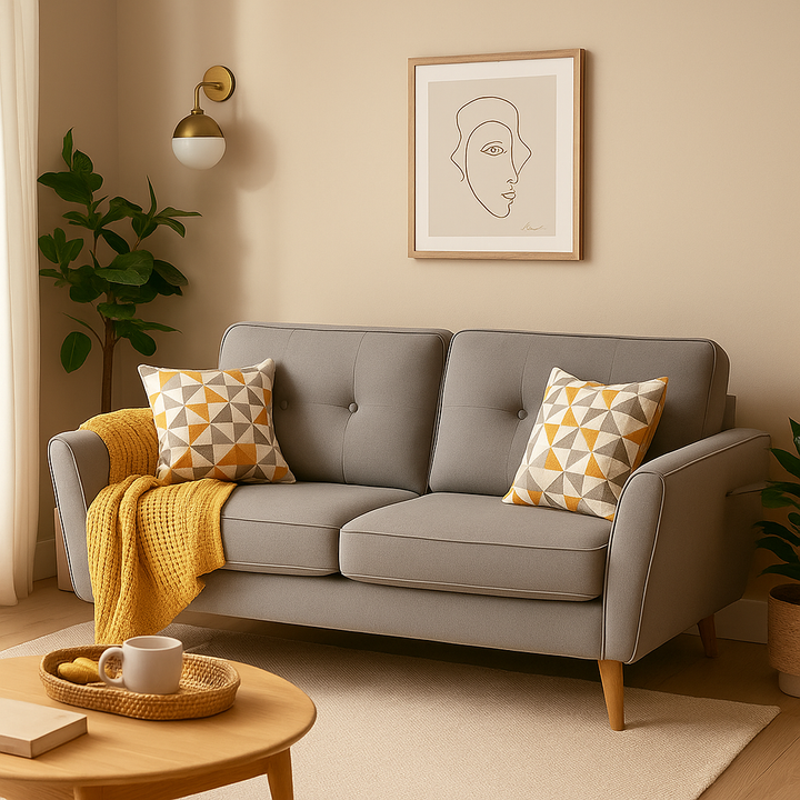 Heather Fabric Sofa (Pet Friendly)