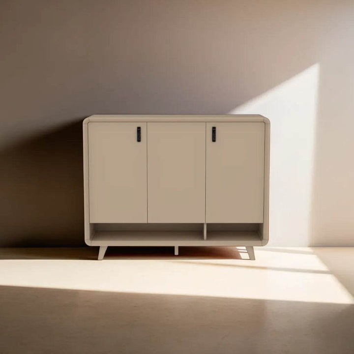 Cruz II 3 Door Shoe Cabinet with Digital Lock