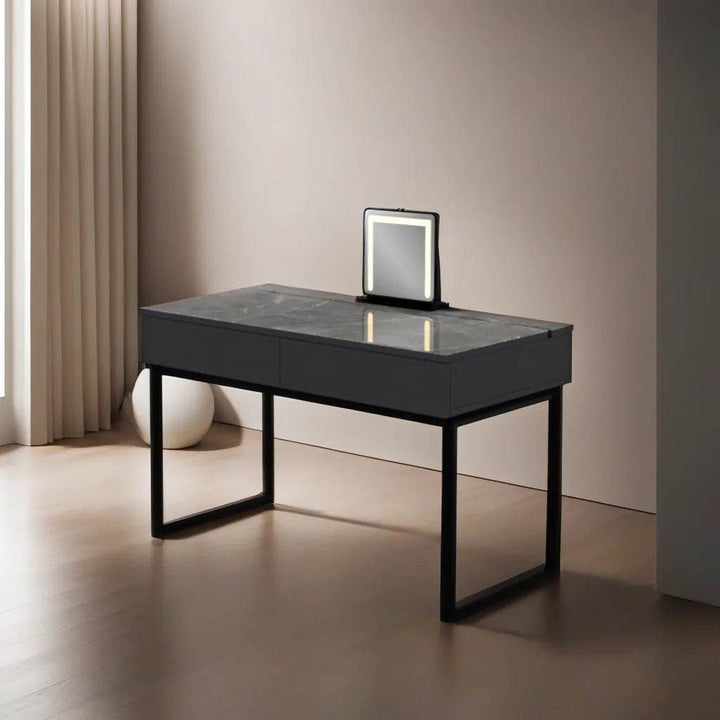 Muriel Glossy Sintered Stone Dressing Table (120cm)