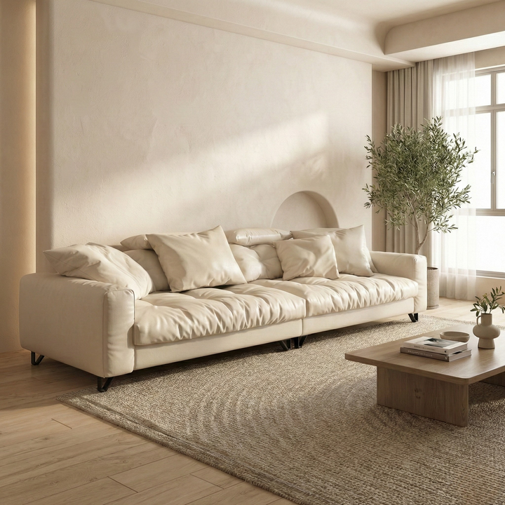 Cynor Faux Leather Sofa