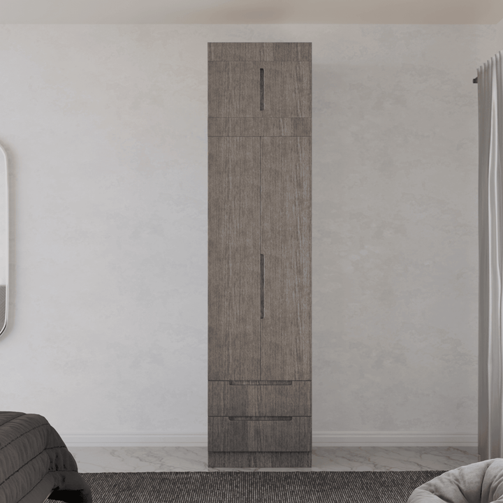 Harris 2 Door Open Wardrobe with Top